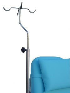 Ceci est l'option "porte serum" pour notre fauteuil de dialyse Actual Way